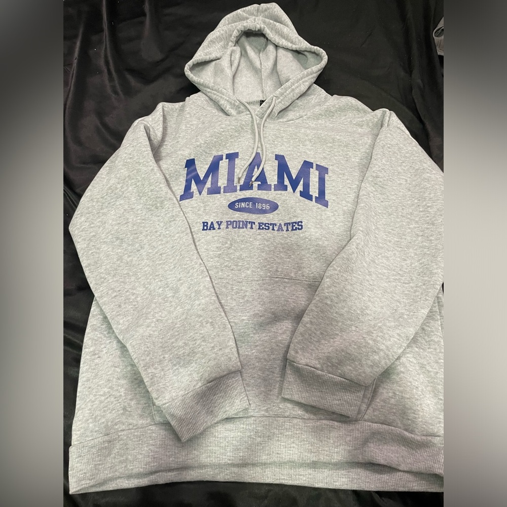 Miami Gray Hoodie